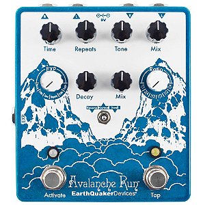 Pedal EarthQuaker Devices Avalanche Run V2 Stereo Delay Reverb