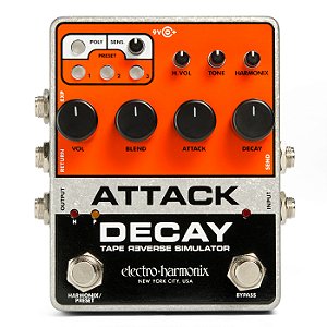 Pedal EHX Attack Decay Tape Reverse Simulator Electro Harmonix