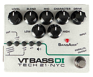 Tech 21 Vt Bass Di Sansamp Character Series
