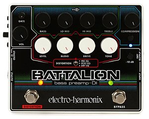 Pedal Ehx Battalion Bass Preamp & Di Electro Harmonix