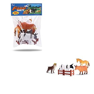 KIT ANIMAIS FAZENDA PEQ. 558