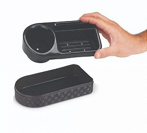 PORTA DETERGENTE RATTAN C/ BASE PRETO