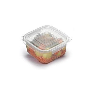 POTE QUADRADO C/ TRAVAS 1,8L  19,5X18,5X8,8CM