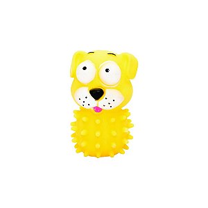 BRINQUEDO PET - CABECA DE CACHORRO COM CRAVOS