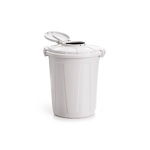 LIXEIRA MULTIUSO 60 LITROS BRANCA