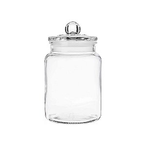 PORTA MANTIMENTO DE VIDRO C/TAMPA DE VIDRO ARENA 750ml