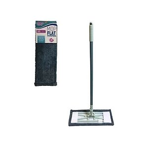 MOP FLAT MICROFIBRA ACO C/CABO TELESCOPICO 120CM