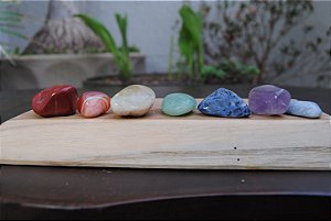 Kit Pedras Equilibrio dos Chakras