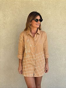 Camisa Al Mare Caramelo