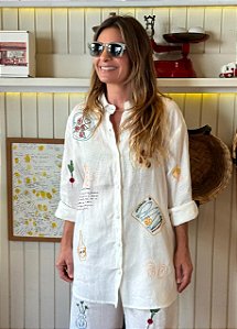 Camisa Oliva Branca