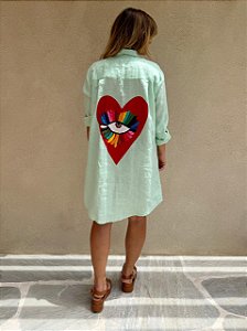 Chemise Alma e Coração Menta