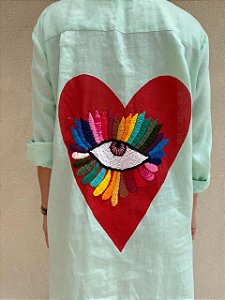 Chemise Alma e Coração Menta