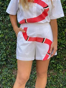 Short Cobra Branco