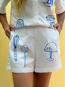 Short da Chef Branco