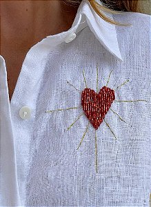 Camisa Manga Curta Hearts