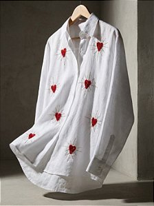 Camisa Hearts Branca