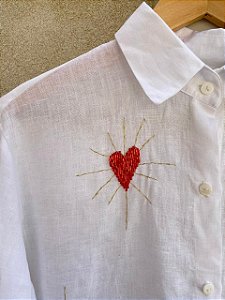 Camisa Hearts Branca