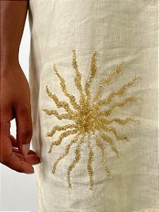 Vestido Pat Peace Manteiga