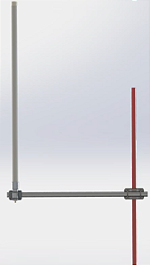 ANTENA OMNIDIRECIONAL 380 - 400 MHZ 6 dBi  OM38006