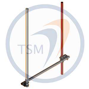 ANTENA OMNIDIRECIONAL 380 - 400 MHZ 6 dBi  OM38006