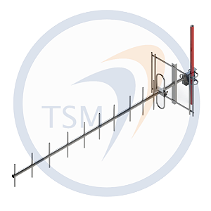ANTENA YAGI 415 - 450 MHZ 14 dBI 13 ELEMENTOS Y43014-13SG