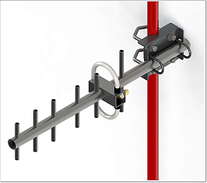 ANTENA YAGI 824 - 894MHZ 11dBi 07 ELEMENTOS Y86011-07SG