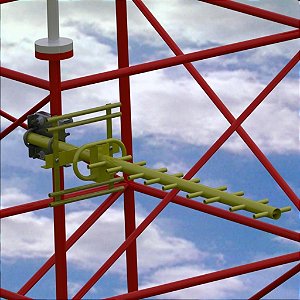 ANTENA YAGI 824 - 894 MHz 14 dBi 11 ELEMENTOS Y86014-11SG