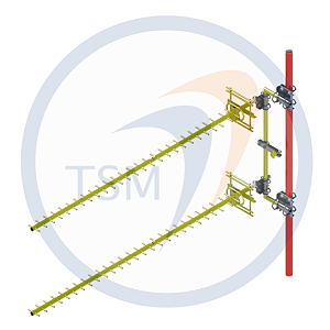ANTENA YAGI DUPLA 890 - 960 MHz 20, dBi 29,0 ELEMENTOS 2Y92517-29SG