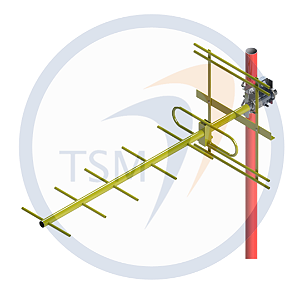 ANTENA YAGI 360 - 400 MHz 11,5 dBi 07 ELEMENTOS Y38011-07SG
