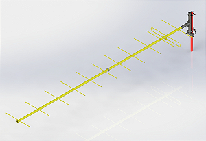 ANTENA YAGI 156 - 164 MHz 14,2 dBi 12 ELEMENTOS Y16014-12S