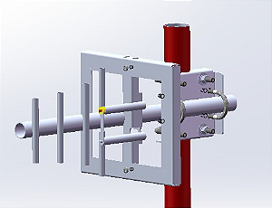 ANTENA YAGI 698 - 803 MHz 09 dBi 05 ELEMENTOS Y75009-05SG