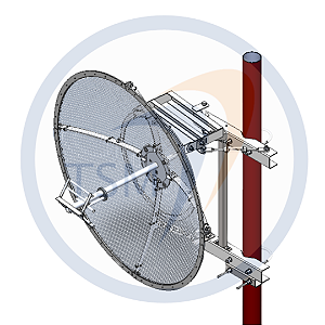 ANTENA PARABOLICA VAZADA 824 - 894MHz 17,6 dBi 1,2M PV85018