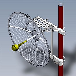 ANTENA PARABOLICA VAZADA 1770 1880MHz 23,91dBi 1,2M PV180024