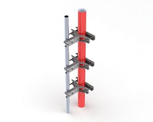 SUPORTE PARA ANTENAS POLIMONTE UNIVERSAL PARA ARRANJO COLINEAR DE DIPOLOS 1500 MM 3 PEÇAS PMAD-1500-03