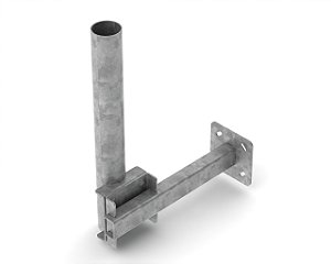 SUPORTE PARA ANTENAS PARA LAJE E PAREDE TUBO REDONDO 2 GALVANIZADO SLP-2IN-GF