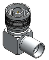 CONECTOR  N MACHO  ANGULAR CRIMP  PARA CABO RG/RGC-213  CM-85 -AC065