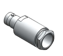 CONECTOR BNC 50 OHMS FÊMEA RETO CABO PRENSA CABO RG/RGC-213 LF-10