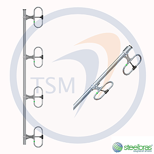ANTENA BASE UHF COLINEAR 380 - 400 MHZ - RAP21399