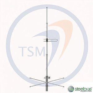 ANTENA BASE VHF 2X5/8 DE ONDA PLANO TERRA 135-175 MHz