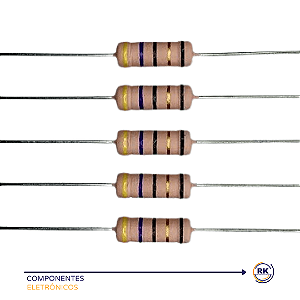 Resistor de Fio 47R 5w 5% Axial