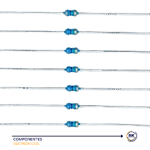 Resistor 1M 1/2w (0,5w) Filme Metalico sfr16s 5%