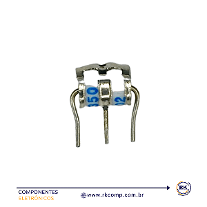 Centelhador a Gás 3p-350v-10ka-6x8mm Lead GDTR3RD6-350 Tripolar