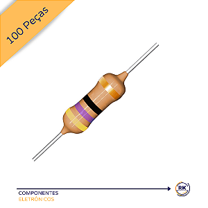 Resistor Filme Carbono 47r Cr25 1/4w 5% Kit 100 peças