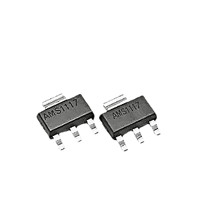 Regulador de Tensão Ams1117 3.3V Sot-223 Smd 100 Peças