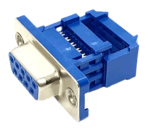 Conector DB9 Femea Para Flat Cable