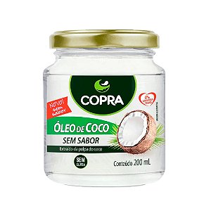 Óleo de Coco SEM SABOR/CHEIRO COPRA 200ml