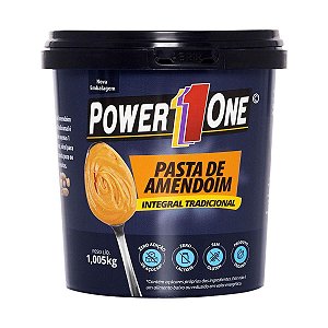 Pasta de Amendoim Tradicional Integral 1kg - POWER ONE