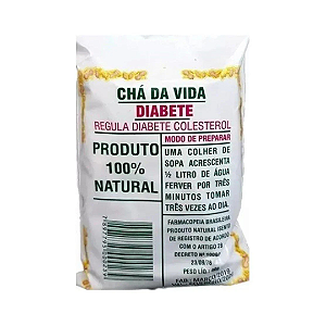 Chá da Vida Original - Redutor de Diabete e Colesterol - 40g