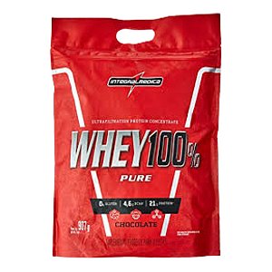 Whey Prontein 100% Integralmedica 900g Escolha o Sabor Refil