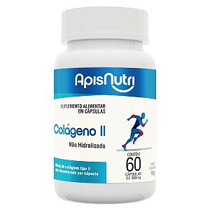 Colágeno Tipo 2 Não Hidrolisado 60 cápsulas - Apisnutri